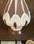 1960s 1960s Mid-Century Modern Ceramic Teardrop Cage Lamps on Walnut Bases - a Pair For Sale - Image 5 of 10