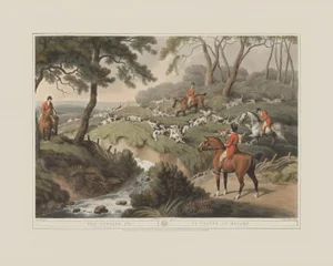 Fox Hunting 3- Giclee Print From British Field Sports