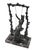 Wonderful statue in bronze by Auguste Moreau titled "Girl on a Swing". Attached to a marble base