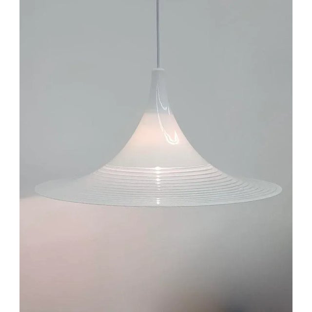 Plastic Acrylic Hanging Lamp, 1980s For Sale - Image 7 of 12