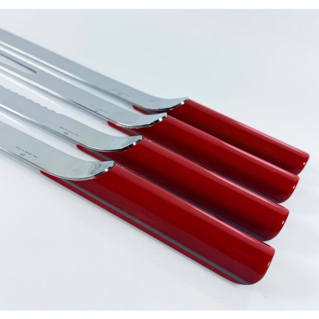 Plastic Kitchen Knives from Rede Guzzini, 1980s, Set of 4 For Sale - Image 7 of 9