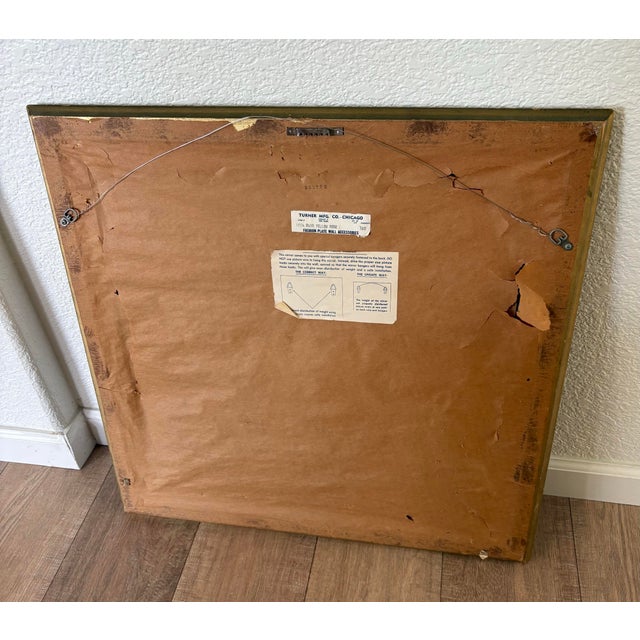 Yellow Midcentury 1969 Framed Yellow Rose Wall Decor For Sale - Image 8 of 8