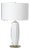 Regina Andrew Crocus Ceramic Table Lamp, White For Sale