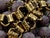 Late 19th Century Book Chain Lavender Glass Gold Filled Long Victorian Necklace Antique 46” For Sale - Image 5 of 6