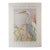 1987, White Egret, Offset Lithography Print, Artist Louise Freshman Brown For Sale