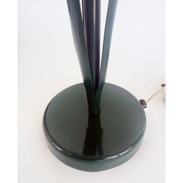 1980s Vintage 1980s Mike Bliss Daffodil Desk Table Lamp, Original Wiring For Sale - Image 5 of 8