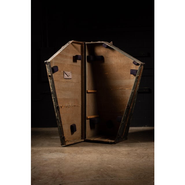 Early 20th Century Antique Wurlitzer Pedal Harp Case For Sale - Image 5 of 9