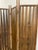 Vintage Walnut Three Panel Geometric Room Divider. For Sale In Raleigh - Image 6 of 18