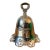 Vintage Towle Silverplated Pierced Christmas Bell Ornament, 1983 For Sale