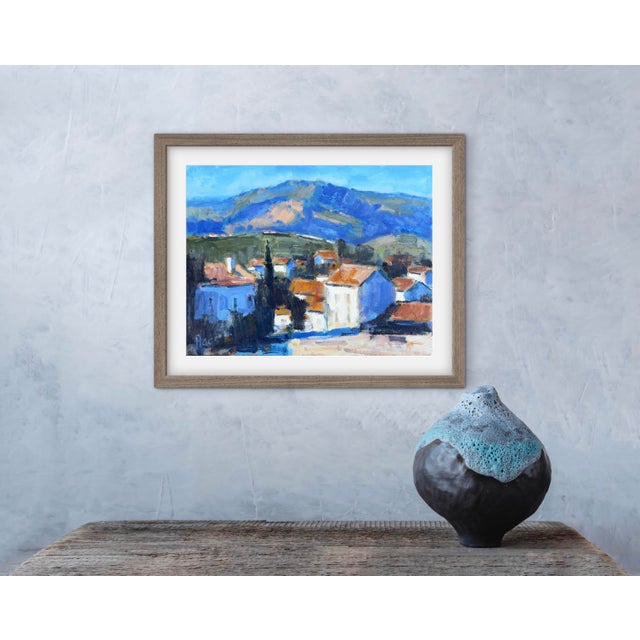 Contemporary Impressionist Oil Painting Landscape For Sale - Image 4 of 9