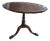 Oval Topped Piecrust Mahogany Tri Legged Side Table, 1800s For Sale