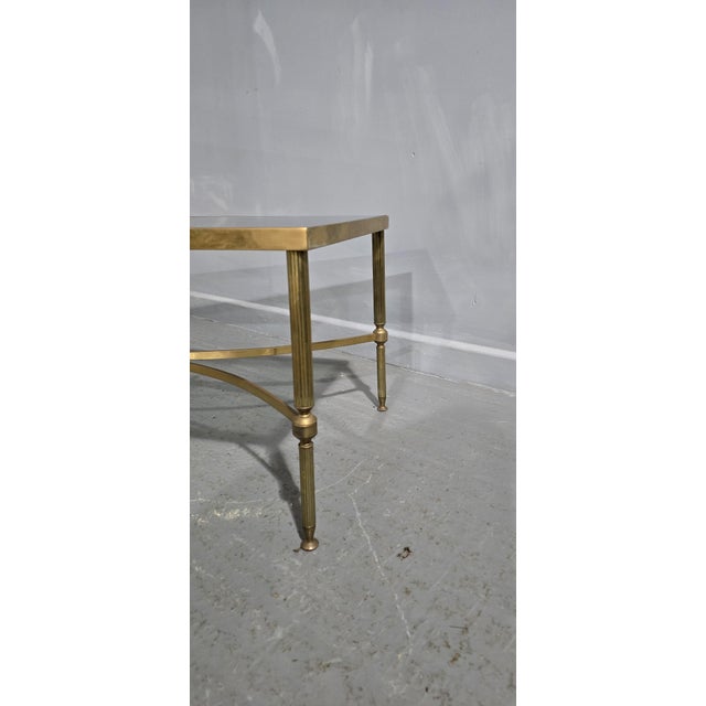French Brass Coffee Table from Jansen Maison, 1930 For Sale - Image 3 of 8