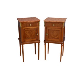 Mahogany Bedside Tables, 1900, Set of 2 For Sale