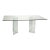 1970's Glass Dining Table Attributed to Leon Rosen for the Pace Collection For Sale