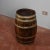 Small Wine Barrel with Wooden Staves and Metal Bands, 20th Century For Sale - Image 9 of 18