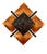Mid-Century Modern Wall Lamp in Iron and Copper, 1960s For Sale