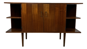 Mid-Century Modern Buffet Bas en Placage Teck, 1960s