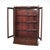 RJ Horner Mahogany Bow Front Bookcase with Brass Rail & Lower Drawers (working lock & key) Circa 1890 Measures - 61.5"h...