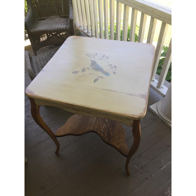 20th Century Cottage Solid Oak Occasional Table For Sale - Image 4 of 4