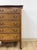 Antique Oak Dresser Five Drawer Tallboy Chest of Drawers Bedroom Furniture For Sale - Image 4 of 10