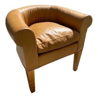 Ralph Lauren, Leather Club Chair For Sale