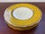 20th Century Black Knight Yellow/Gilt Plates Set of Four For Sale - Image 11 of 12