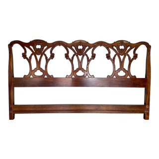 Henredon Chippendale King Size Headboard For Sale
