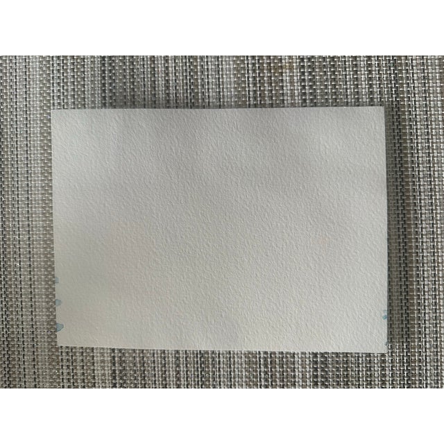 Contemporary “Rolling Tide” Original Coastal Seascape Watercolor by Nancy Smith For Sale - Image 3 of 3