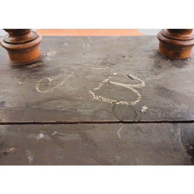 Antique Oval Burlwood Coffee Table With Marquetry Inlay and Scalloped Edge For Sale - Image 16 of 16