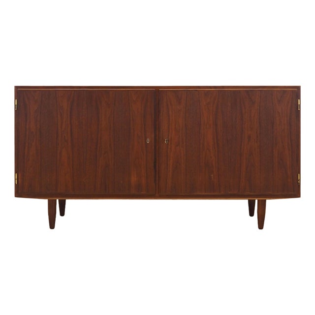 Danish Walnut Cabinet by Carlo Jensen for Hundevad & Co., 1970s For Sale