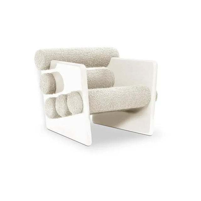 Textile Charles Cormo Chalk Armchair by Royal Stranger For Sale - Image 7 of 7