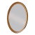Vintage LaBarge Oval Gilt Mirror – Hollywood Regency Gold Framed Wall Mirror, Circa 1980s - 1990s For Sale