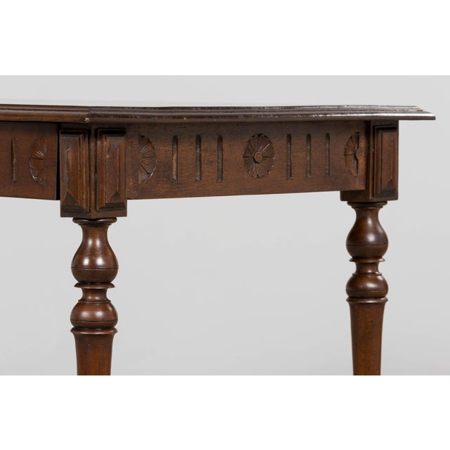 Brown French Louis XIII Style Walnut Writing Table, Provence, Early 20th Century For Sale - Image 8 of 15