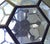 Beautiful, 24" Diameter Honeycomb Lantern w/seeded Glass 5 Standard Base Bulbs Excellent condition, beautiful hanging...