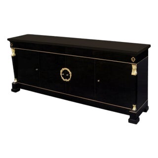 1930s Empire Inspired Four-Door Sideboard For Sale