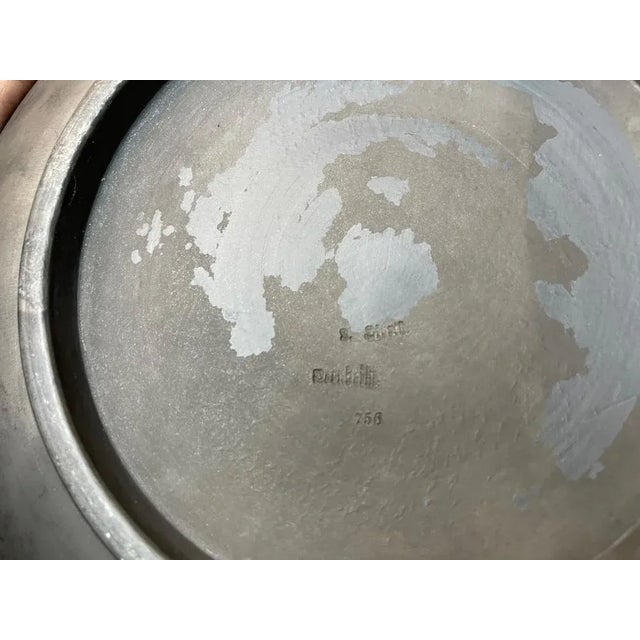 Antique Black Terracotta Bowl with Pharaohs and Hieroglyphs by L. Hjorth, Denmark, 1890s For Sale - Image 5 of 10