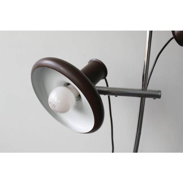 Brown Optima 5 Floor Lamp from Fog & Mørup, Denmark, 1973 For Sale - Image 8 of 14