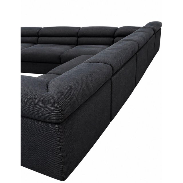 Mid-Century Modern B & B Italia "Erasmo” 7 Piece Sectional by Afra and Tobia Scarpa c.1970 For Sale - Image 3 of 11