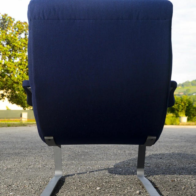 Italian Dondolo Armchair by Guido Bonzani for Tecnosalotto, 1970 For Sale - Image 3 of 8