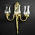 Vintage French Louis XVI Style Gilt Bronze Wall Sconce, 1950s For Sale - Image 3 of 11