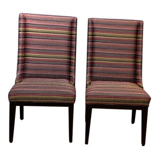 Pair of Design Master Layton Host Side Chairs For Sale