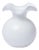 VIETRI Hibiscus Glass White Bud Vase For Sale