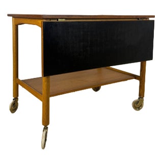 Vintage Trolley in Wood, 1960s For Sale