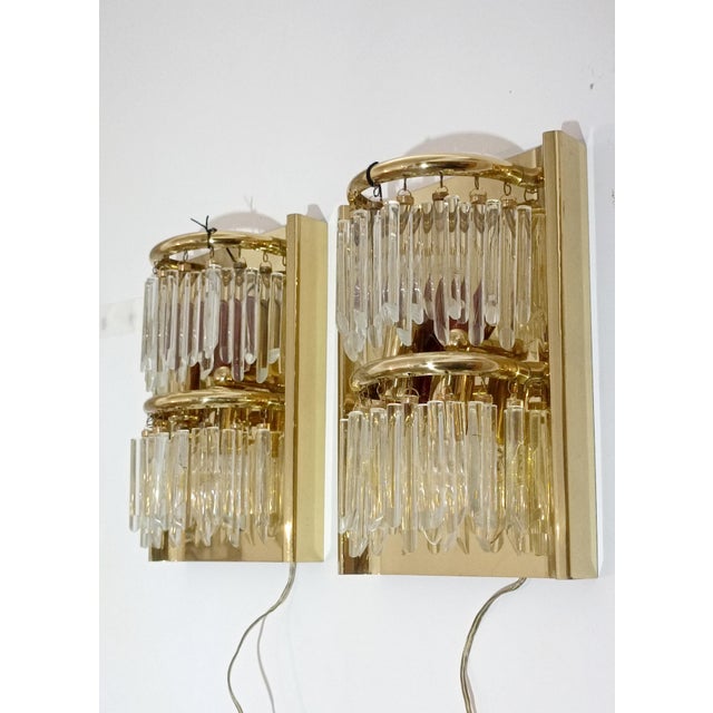 Murano Glass Sconces from Lumica, 1970s, Set of 2 For Sale - Image 3 of 14
