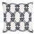 Schumacher Schumacher Gordian Weave Pillow in Ebony on Griege For Sale - Image 4 of 4