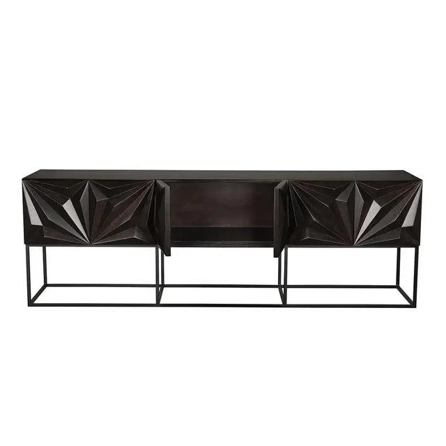 Noir NOIR Zurich Console in Ebony, XL For Sale - Image 4 of 10