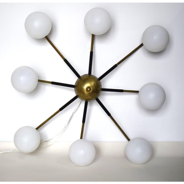 Italian Sputnik Chandelier with Adjustable Arms from Stilnovo, 1950s For Sale - Image 13 of 17