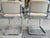 Marcel Breuer Style Tubular Chromed Steel Dining Chairs - A Set of 6 For Sale - Image 10 of 13