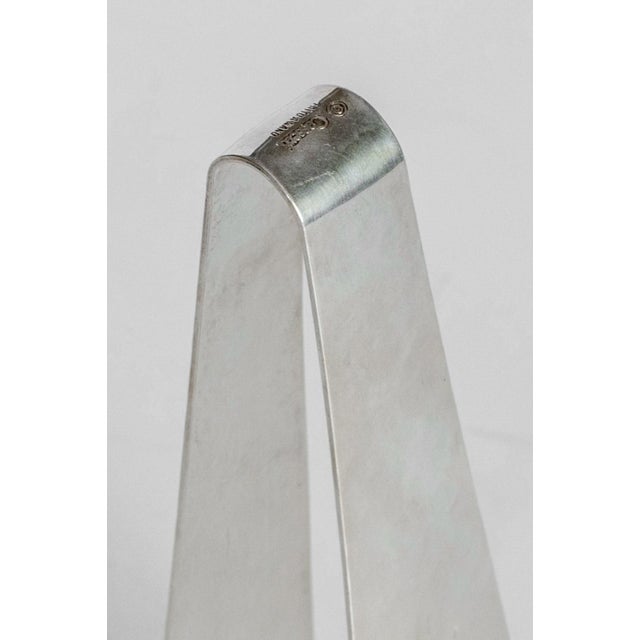 Ice Bucket with Tongs from Cassetti Silversmiths, Florence, 1968, Set of 2 For Sale - Image 4 of 5