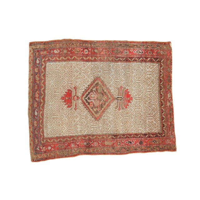 Antique Malayer Square Rug - 3' X 3'7" For Sale - Image 10 of 10